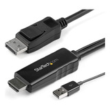 Cable Hdmi A Displayport De 10 Pies (3 M) Con Alimentación U