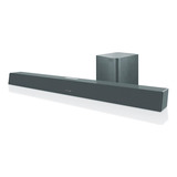 Caixa De Som Soundbar + Subwoofer 320w Bt Aux Cinza Pulse