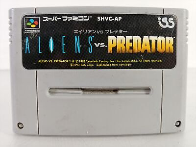Nintendo Shvc-006 Super Famicom Aliens Vs Predator Japan Ttz