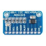 50 Modulo Conversor Analogico Digital Adc 12bits Ads1015 I2c