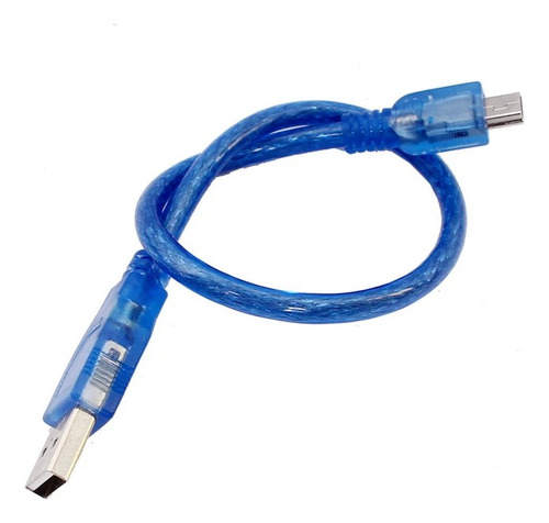 Cable Usb Tipo A - Mini B / 30cm (nano) Arduino Nodo