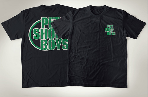 Camiseta Tradicional De Algodão Banda De Rock Pet Shop- Boys