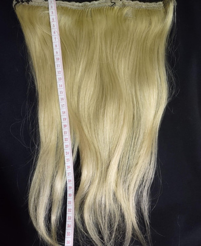 Cabelo Humano Brasileiro Platinado 145 Gramas 