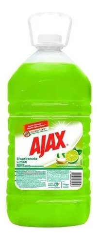 Limpiador Multiusos Ajax Bicarbonato Limón 5 Litros