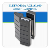 Fechadura Eletroímã Magnética Agl Al-600 600kgf De Atraque