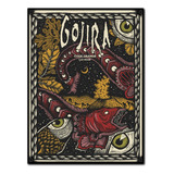 #1186 - Cuadro Vintage 30 X 40 - Gojira Metal No Chapa