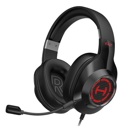 Audífonos Gamer Edifier Gaming G2 Ii Negro Con Luz Led