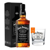 Kit Whisky Jack Daniels 1 Litro + 2 Copos De Vidro 280ml