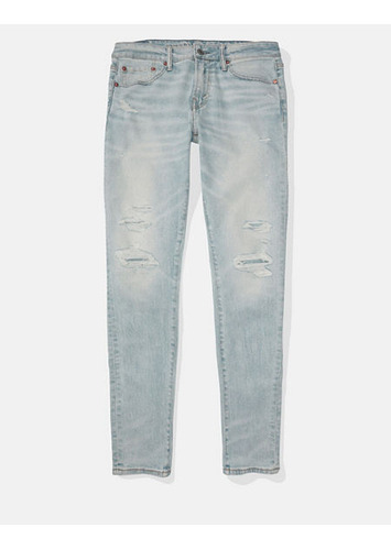 Jeans De Mezclilla Ae Airflex+ Skinny Con Parches