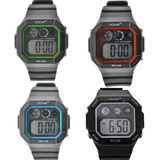 Reloj Digital Deportivo Para Hombre Luz Crono Alarma Lon040