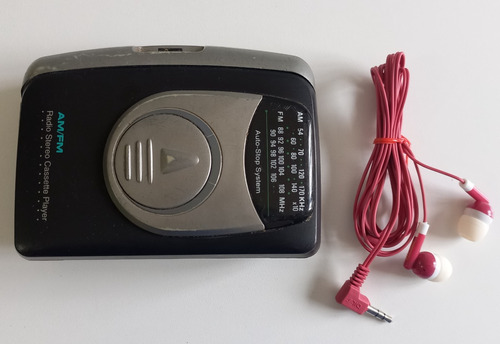 Permuto Walkman Con Radio Am Fm Auriculares Leer Olivos Zwt