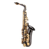 Saxofón Alto Eb De Latón Niquelado