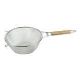 Colador De Malla De Acero Inoxidable 18cm. Pastas Y Arroz