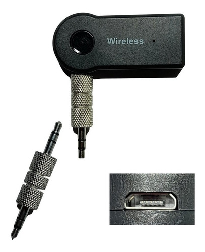 Receptor Bluetooth A Miniplug Musica Auto Stereo Manoslibre