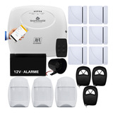 Kit Alarme Jfl Smart Cloud 32 Wifi - Ethernet App 9 Sensores