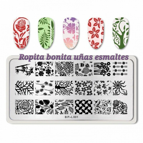 Placa Bornpretty Rectangular Variedades