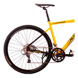 Bicicleta Oggi Speed Velloce 48 S - Amarelo/preto/cinza 2024