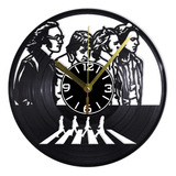 Reloj Pared Disco Vinilo Acetato Decoración The Beatles 15
