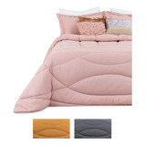 Relleno Duvet Luxus Individual Colores Esquimal + Funda Color Anastasia