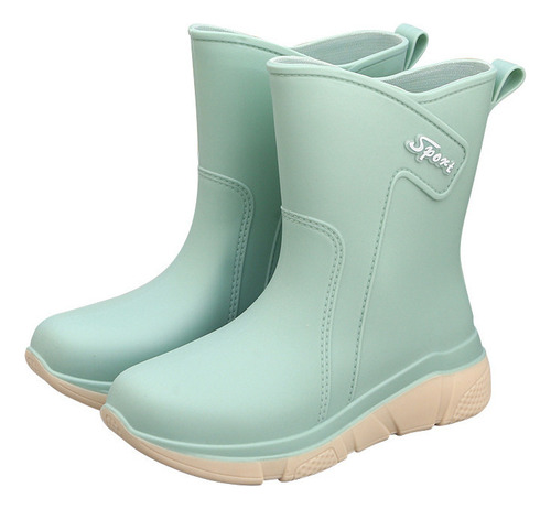 Moda Botas De Lluvia De Mujer Impermeable Calzado Para