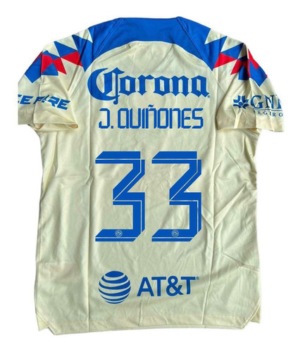 Jersey Playera America Local Aficionado M J. Quiñones 33