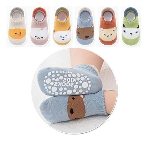 Kit 3 Pares Meia Infantil Antiderrapante Dt Menina Menino