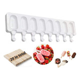 Mold 8 G Silicone Juice Frozen Popsicle Ma 1108 .