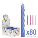 Vela De Cumpleaños Caja X80