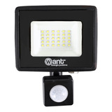 Foco Proyector De Area Led Con Sensor 20w Sec Exterior 