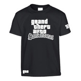 Camiseta Grand Theft Auto San Andreas Videojuegos Películas