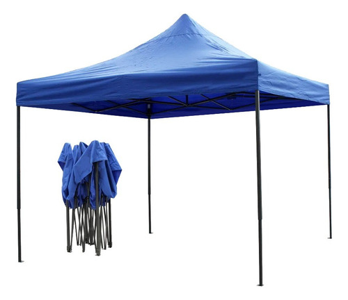 Gazebo Dobrável Sno 3x3 Articulado 3m X 3m X 2.8m - Azul