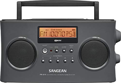 Sangean Pr-d15 Fm-stereo / Am Radio Portátil Recargable Con