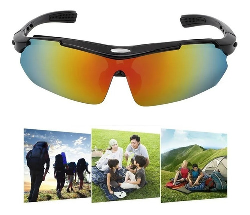 Lentes Polarizados Con 5 Micas Intercambiables Aire Libre