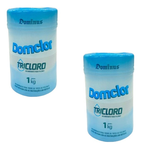 Pastilhas De Cloro Para Piscina - Domclor Tricloro - 10uni.