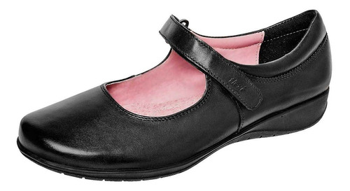 Zapato Escolar Mujer Flexi Negro 078-938