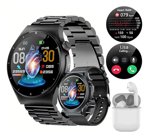 Reloj Inteligente L15 Ip68 Ecg Ppg Para Xiaomi Ios Huawei