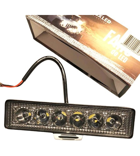 Faros 6 Led Barra Auxiliares Universal Off Road