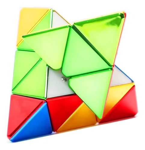 Cuberspeed Shengshou - Espejo Metalico De Piramide Metalica