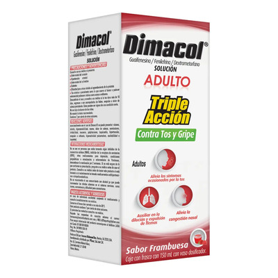 Jarabe Para La Tos Triple Acción 150 Ml Dimacol Adulto | Envío gratis