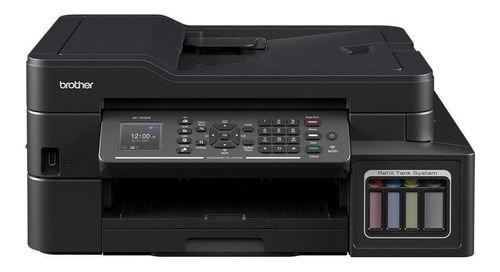 Impresora A Color Multifunción Brother Inkbenefit Tank Mfc-t910dw Con Wifi Negra 100v - 120v