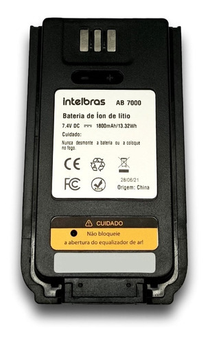 Bateria Ab 7000 P/ Rádio Profissional Intelbras Rpd 7001