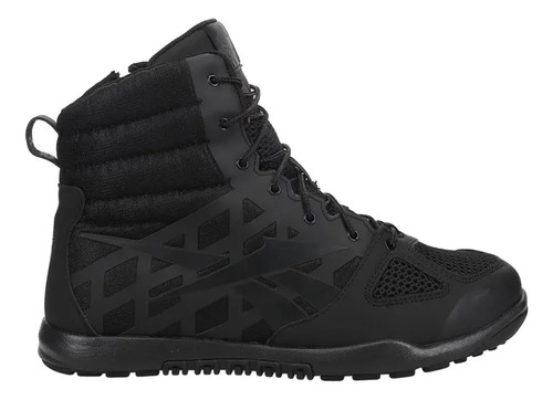 Bota Reebok Tactica Nano 7120 Negra Antiderrapante De Ziper