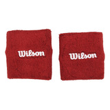 Muñequera Tenis Wilson En Rojo | Stock Center Talle One Size