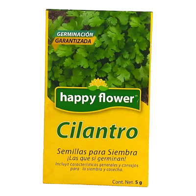 Semilla Cilantro Hortaliza Huerto Casa Happy Flower Sobre 5g | MercadoLibre
