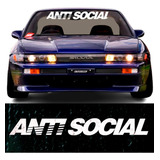 Antisocial Vinil Calca Calcomania Viniles Sticker Tuning Jdm