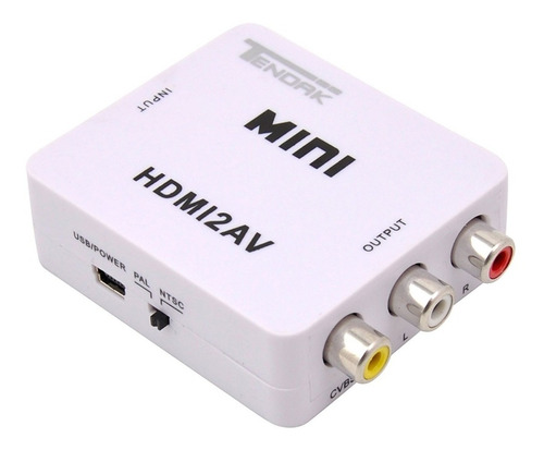 Conversor Hdmi Hembra A Rca Av Videcom