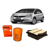 Kit 2 Filtros Fram Aceite+aire Honda Fit 1.4 1.5 2005 A 2008