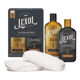 Kit De Limpiador Y Acondicionador De Cuero Con Esponja Lexol