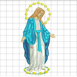 Ponchado/digitalizado Para Bordado / Virgen De La Medalla