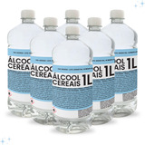 Álcool De Cereais 1 Litro X 6 Un